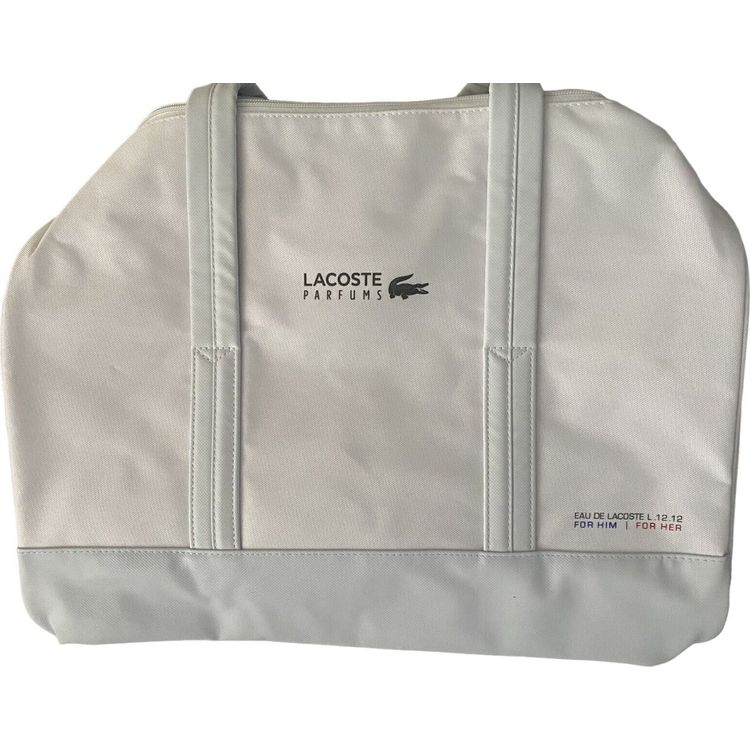 Tootefoto - Lacoste Lacoste, Eau de Lacoste L.12.12, pol ester, kott, n dalavahetuse kott, valge, unisex, 16 x 10 x 10 tolli Unisex
