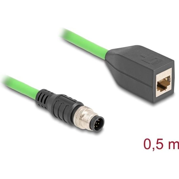 Tootefoto - DeLOCK 60570 Netzwerkkabel Gr n 0,5 m SF/UTP (S-FTP) (60570)