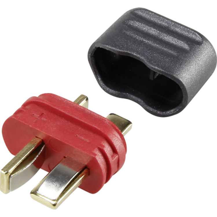 Tootefoto - Reely 1389365 Battery Plug T Plug Gold-Plated 1 Pc(S)