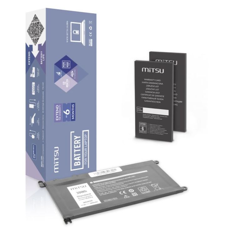 Tootefoto - MITSU BATTERY BC/DE-17H (3400 MAH 39 WH)