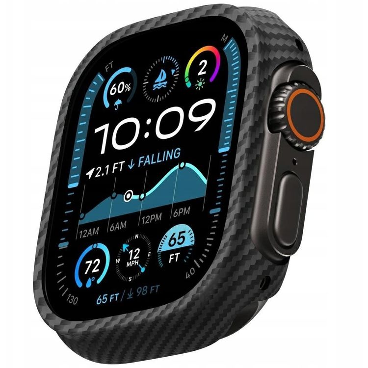 Tootefoto - Pitaka PITAKA hu mbris Apple Watch Ultra 1/2/3 (49 mm) must ja hall