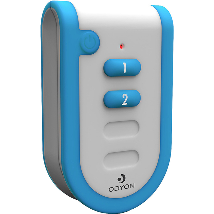 Tootefoto - m-e modern-electronics Odyon ODYON pro HS-2 3 V Funk-Handsender, Fernbedienung mit Empfangskontrolle 2-Kanal Reichweite max. (im Freifeld) 1000 m (56501)