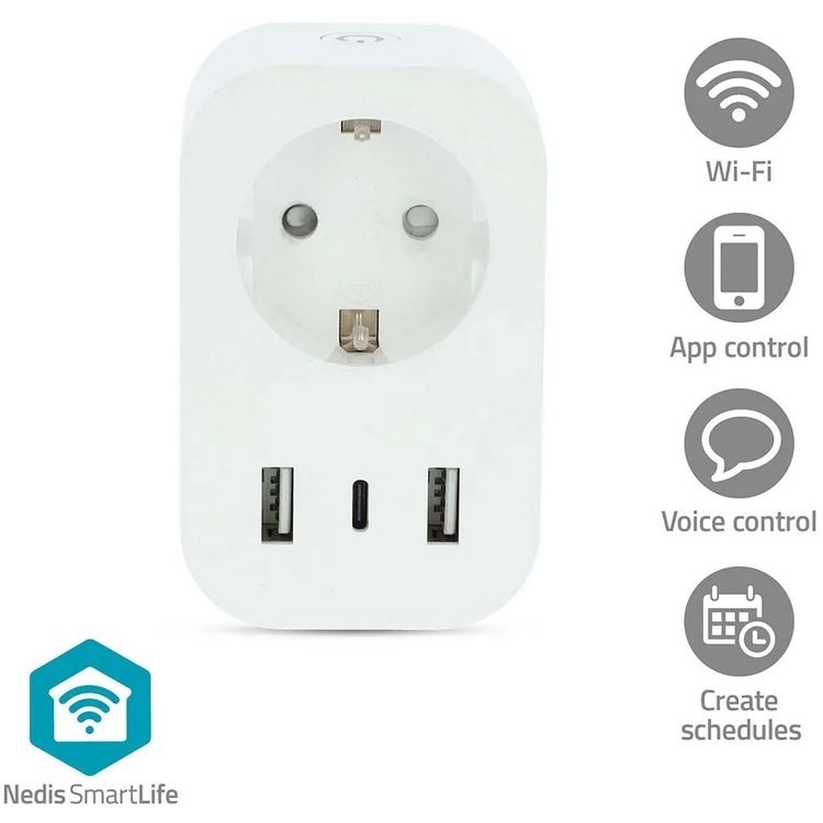 Tootefoto - SmartLife Smart Plug | IP21 | Effektm ler | 3680 W