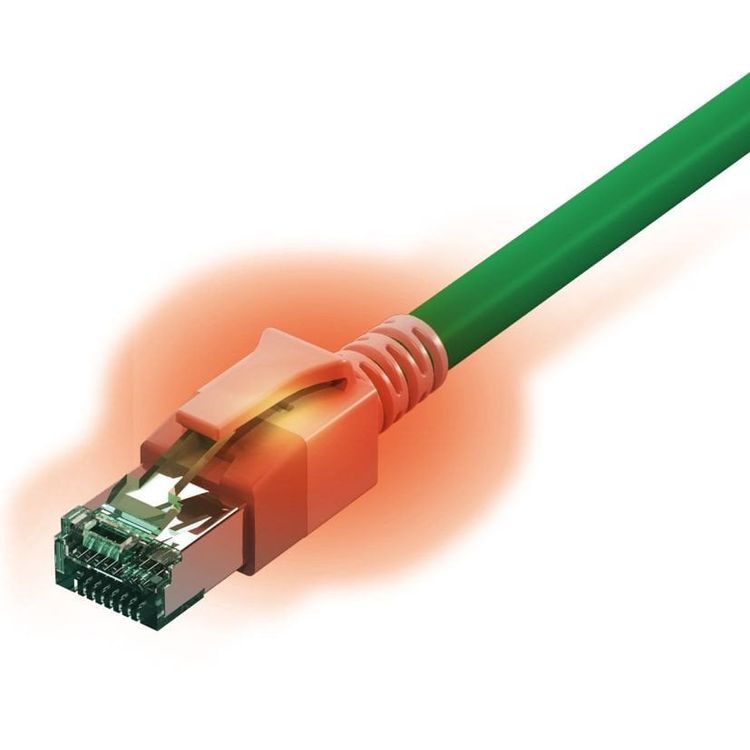 Tootefoto - SACON S/FTP CABLI kategooria 6A (klass EA), LSOH, roheline, 7 m