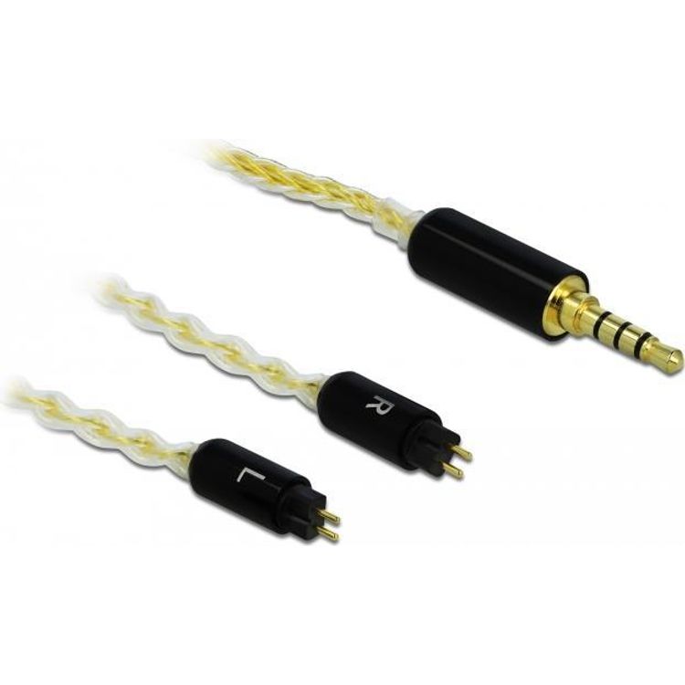 Tootefoto - DeLOCK 85849 audiokaabel 1,25 m 3.5mm Valge