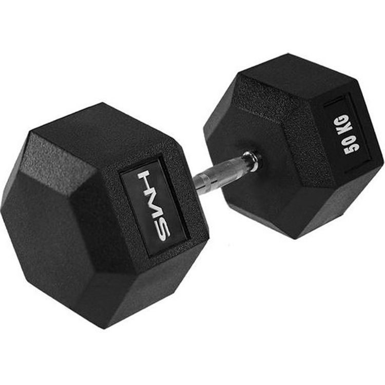 Tootefoto - HMS dumbbell Hex Pro rubberized 1 x 50 kg