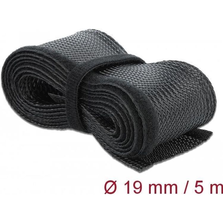 Tootefoto - DeLOCK 19050 kaabliisolatsioon Kaablisoomus Must 1 tk