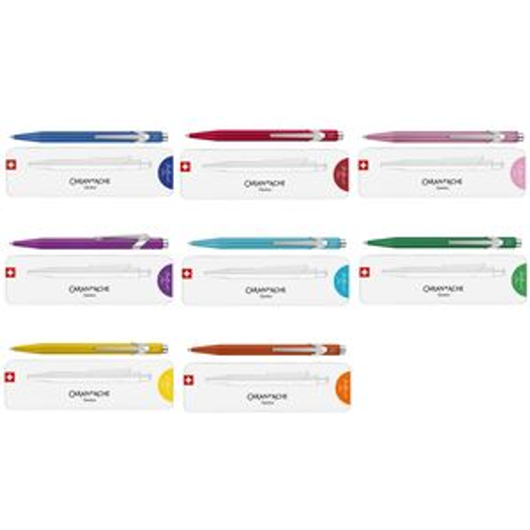 Tootefoto - Caran d-Ache 849 COLORMAT-X Sinine K lgeriputatav sisset mmatav pastapliiats 1 tk