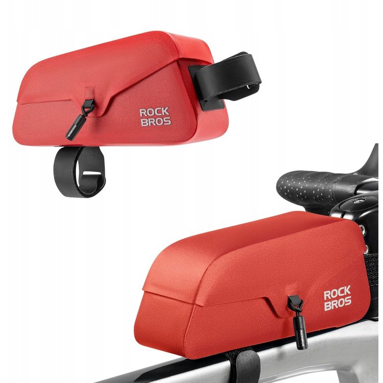 Tootefoto - Rockbros 30120122004 jalgrattakott raamile, veekindel, magnetklambriga, 0,9L - punane