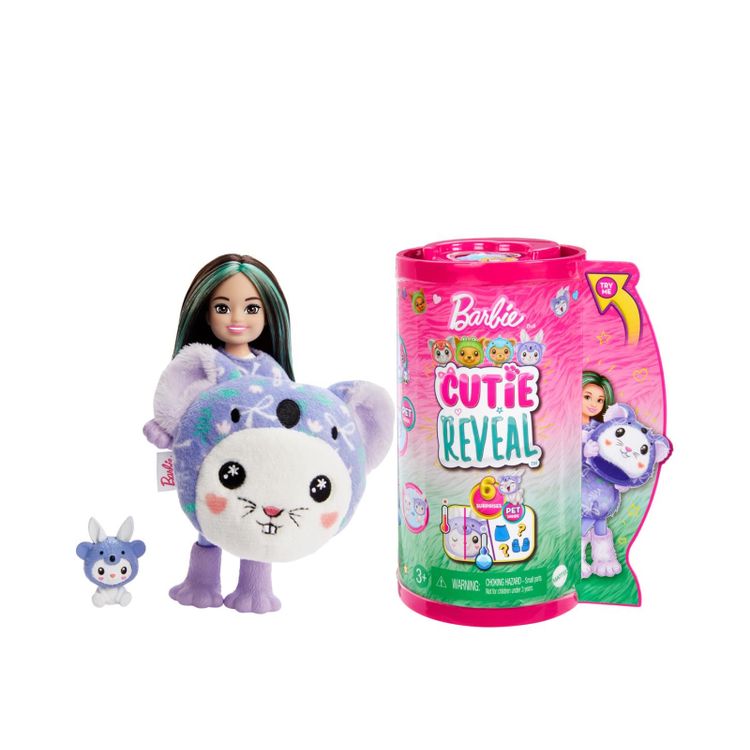 Tootefoto - Barbie Cutie Reveal Chelsea Lalka Kr liczek-Koala Seria Kostiumy