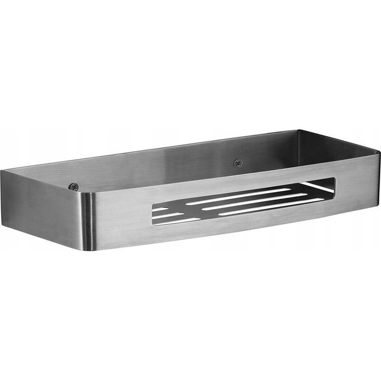 Tootefoto - NERVA SHOWER BASKET RECTANGULAR BRUSHED