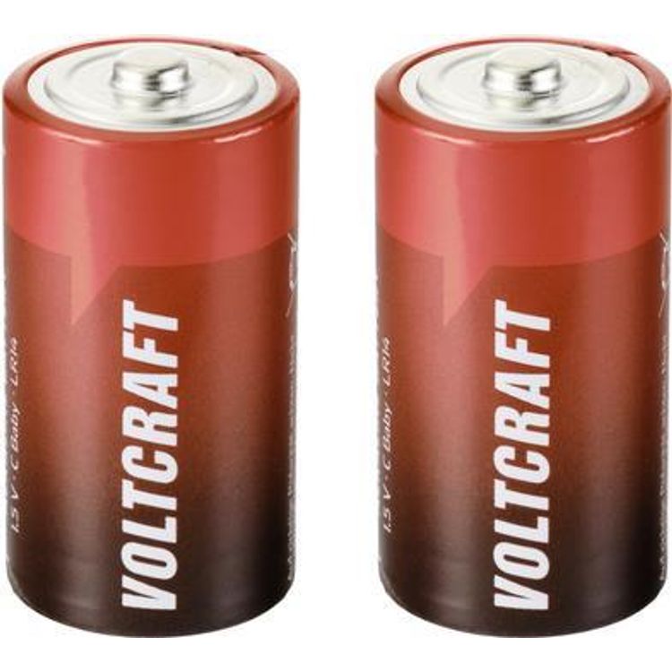 Tootefoto - VOLTCRAFT LR14 Baby (C)-Batterie Alkali-Mangan 7500 mAh 1.5 V 2 St. (VC-12714180)