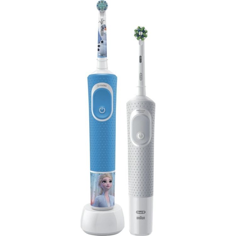 Tootefoto - Oral-B Vitality Kids p rlev hambahari D100 Frozen + D103 Blue