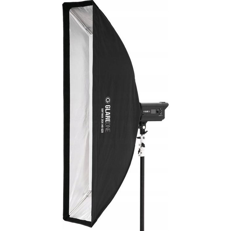 Tootefoto - GlareOne GlareOne Softbox 35x140 PRO stuudiolamp - komplekt restiga