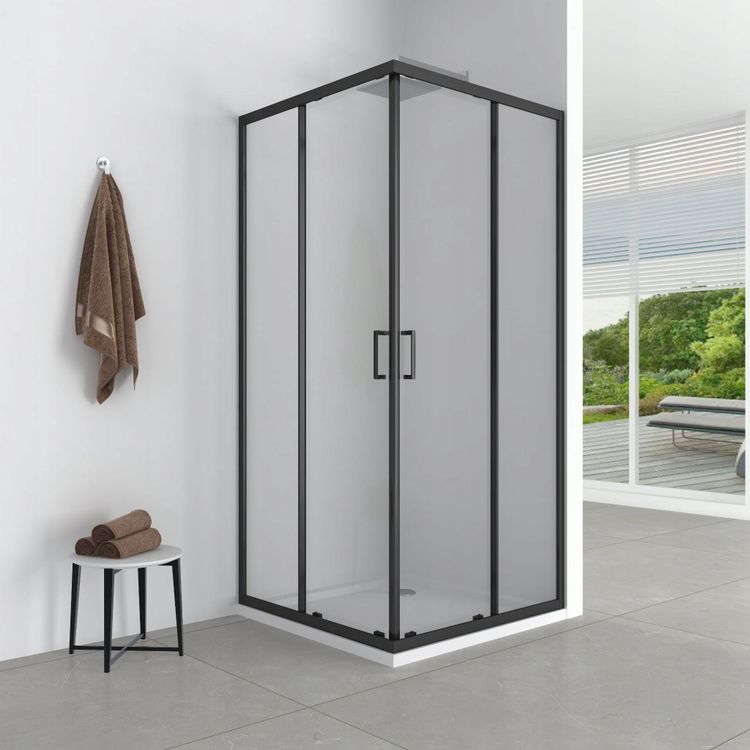 Tootefoto - AQ.101-501111 / AQUAFORM / AZUL / SQUARE CABIN 80/185 MUST MATT, PUHAS KLAAS 5MM EASY CLEAN /