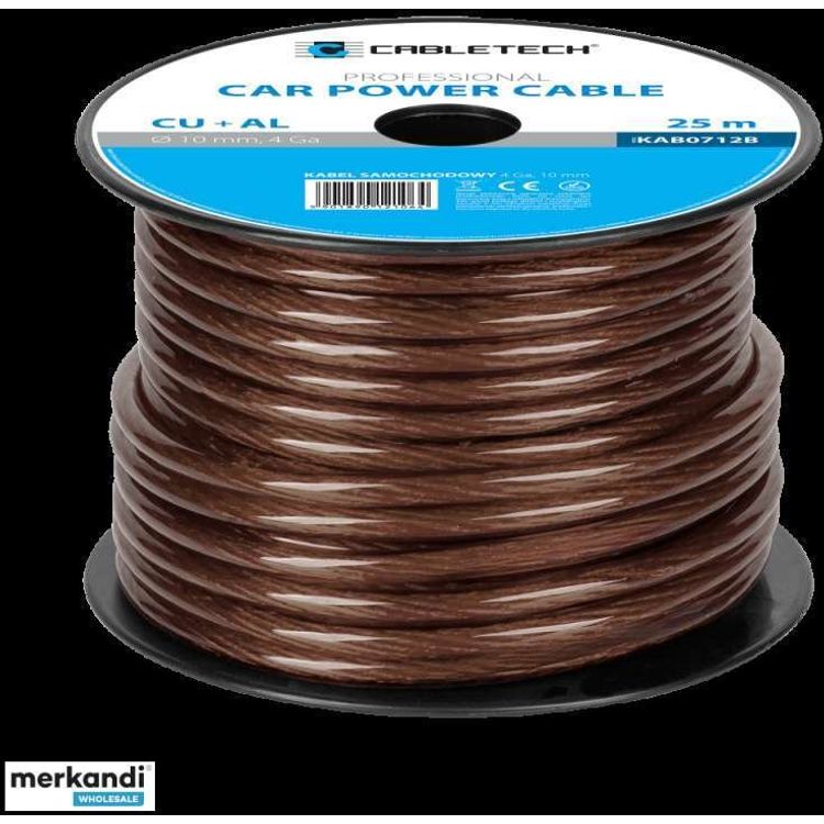 Tootefoto - Cabletech auto laadimiskaabel Autokaabel 4Ga OD10mm CU+AL