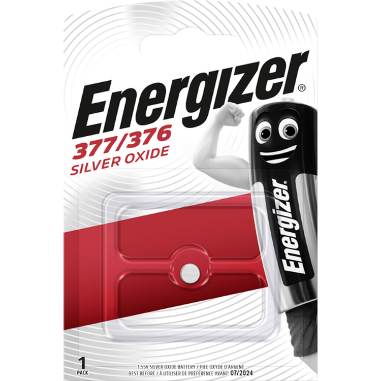 Tootefoto - Energizer 377/376 hekordne patarei H beoksiid (S)