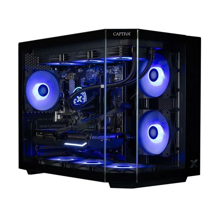 Tootefoto - Captiva 95397 Desktop AMD Ryzen 7 9800X3D Gaming-PC 2 TB SSD 32 GB RAM Windows 11 Home Schwarz