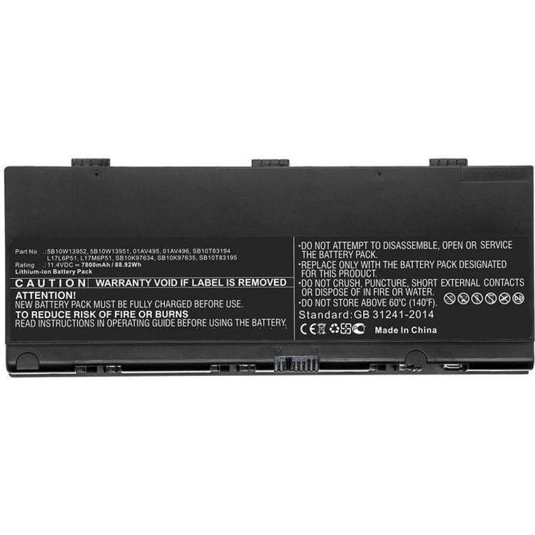 Tootefoto - CoreParts Laptop Battery 88.92Wh Li-ion 11.4V 7800mAh Black - Batterie - 7.800 mAh (4X50K14091-CP)