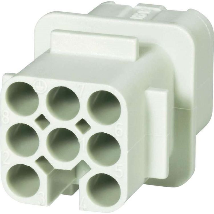 Tootefoto - Harting Buchseneinsatz Han D 09 36 008 3101 8 + PE Crimpen 1 St. (09 36 008 3101)