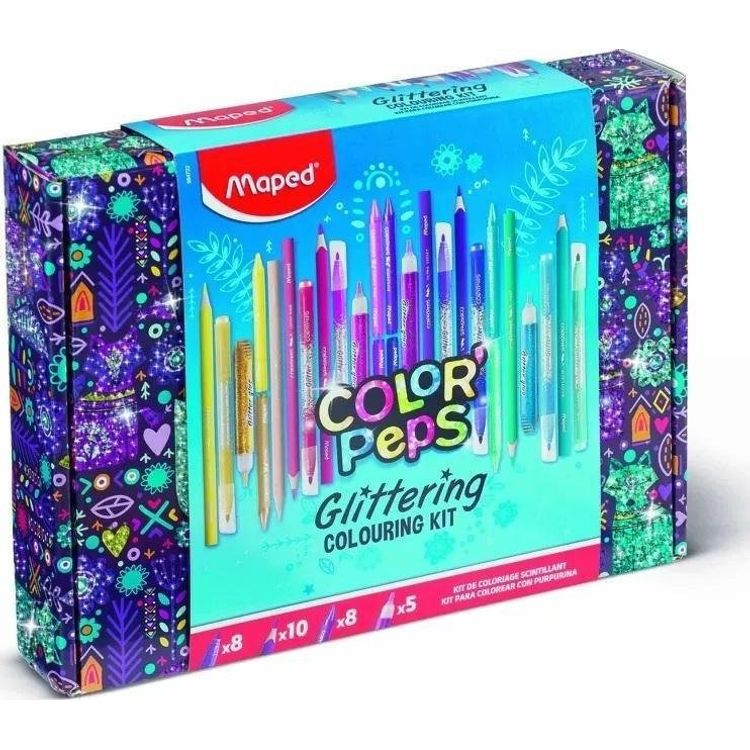 Tootefoto - Art Set Colorpeps Glitter 31 pcs. MAPED