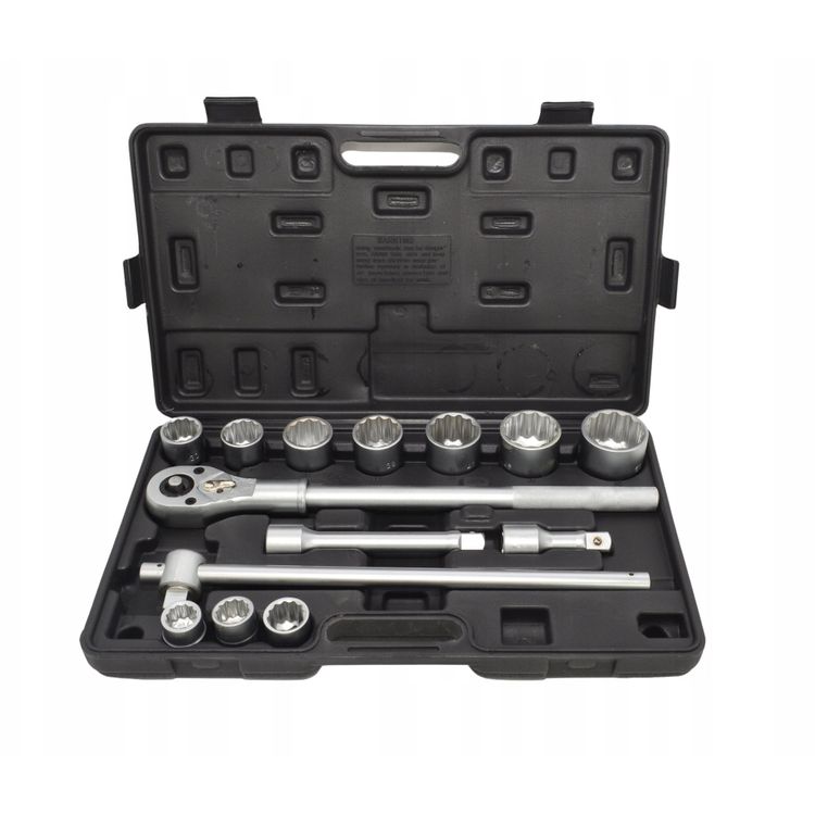 Tootefoto - AWTOOLSi 12-NURGA PISTMUTTRIDE KOMPLEKT 14 ELEMENTI 3/4"