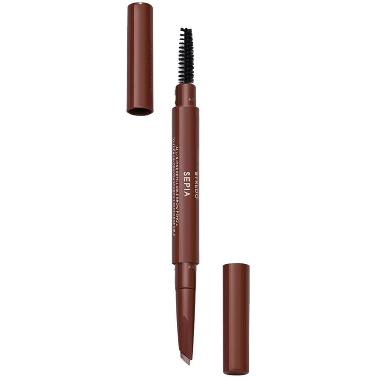 Tootefoto - Byredo, k ik- hes, t ppis, kahe otsaga, kulmukreem pliiats ja pintsel 2-in-1, 02, seepia, 0,5 g naistele