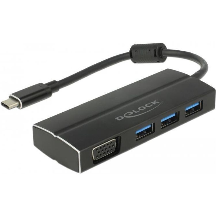Tootefoto - DeLOCK 63932 jaotur USB 3.2 Gen 1 (3.1 Gen 1) Type-C 5000 Mbit/s Must
