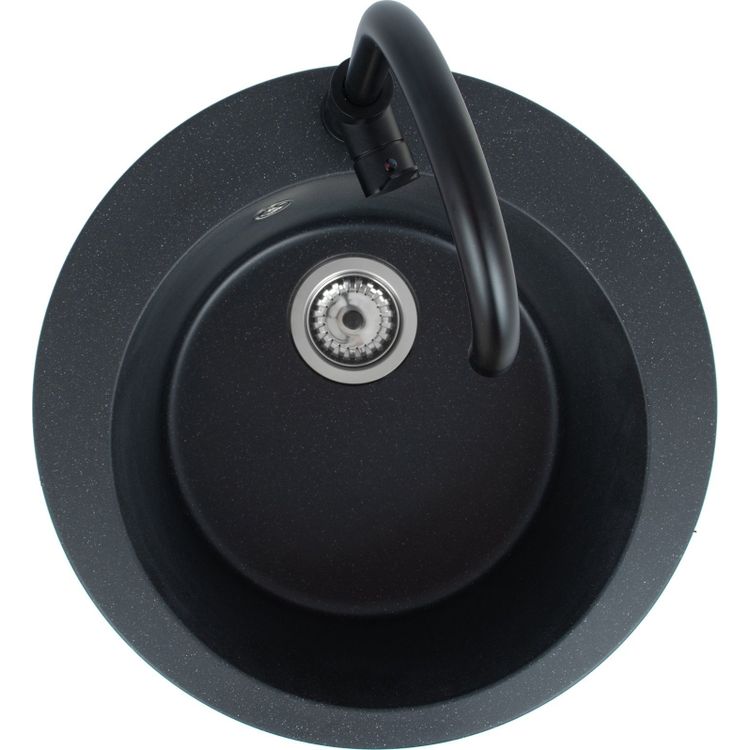 Tootefoto - SINK VICTORIA BLACK+MIXER+SIF 9811091SEN