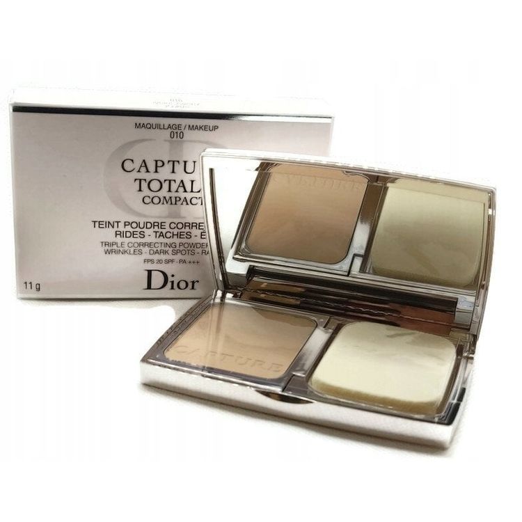 Tootefoto - Christian Dior, j dvustage totale, pikaajaline, kompaktne sihtasutus, 10, elevandiluu, 11 g naistele