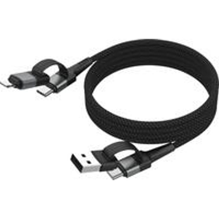 Tootefoto - Ansmann Magnetisches Kabel USB-A oder USB-C auf Lightning - Kabel (1700-0188)