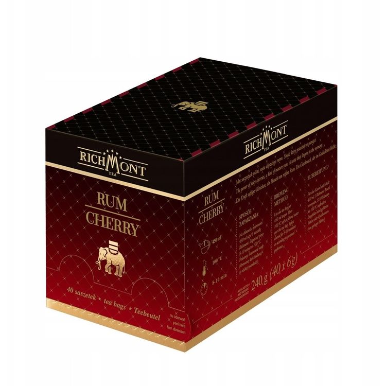 Tootefoto - Richmont Rum Cherry puuvilja- ja taimetee 40x6g