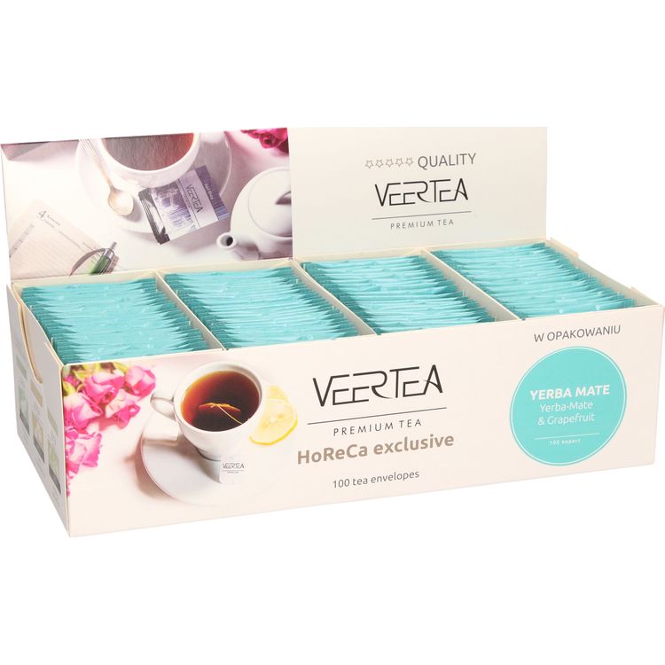 Tootefoto - VEERTEA PREMIUM 100 kopert YERBA MATE BE ACTIVE 2g