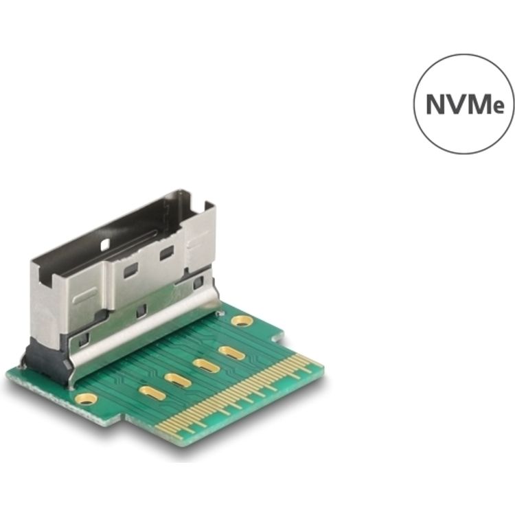 Tootefoto - Delock Adapter Slim SAS SFF-8654 8i Stecker zu Buchse 90 gewinkelt - Adapter (64179)