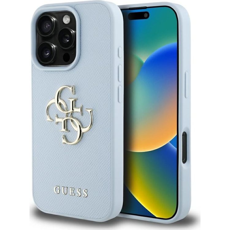 Tootefoto - Arvage, et teraline 4G logo v ike klassikaline logo korpus iPhone 16 pro sinine