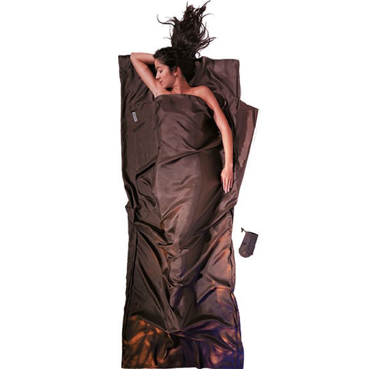 Tootefoto - Cocoon ST40 magamiskott T iskasvanud Ristk likukujuline magamiskott Siid Pruun