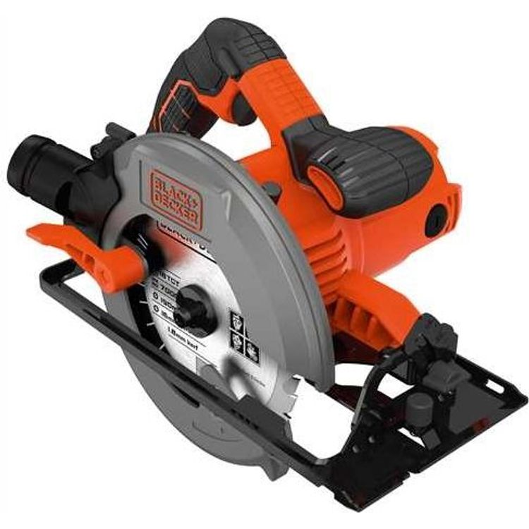 Tootefoto - Black & Decker CS1550-QS kantav elektrisaag 19 cm Must, Oran 5500 RPM 1500 W