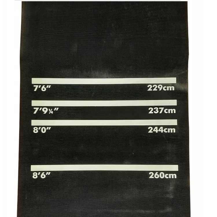 Tootefoto - Mata Dywan do Gry w Darta Rzutki Odleg o ciowa Klasyczna MASTER 300 cm