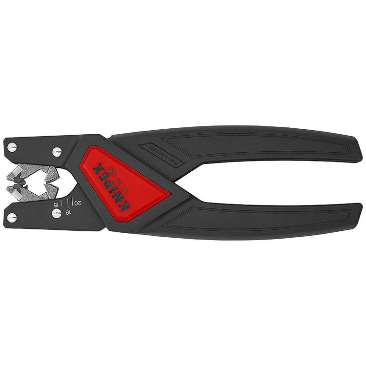 Tootefoto - Knipex 12 74 180 SB juhtmekaabits Must, Punane