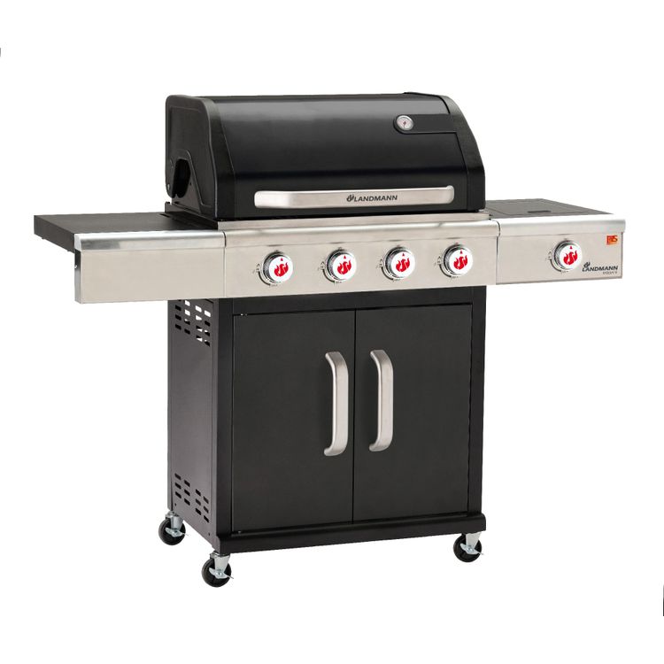 Tootefoto - Landmann Triton 4.1 PTS must (12962) Gaasiga aiagrill 15 kW 65 cm x 44 cm