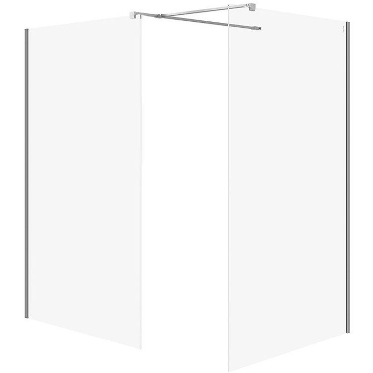 Tootefoto - Cersanit (sisses idukabiinid) komplekt B796: Walk-In Mille Chrome Cabin 120x90x200 (S601-183)