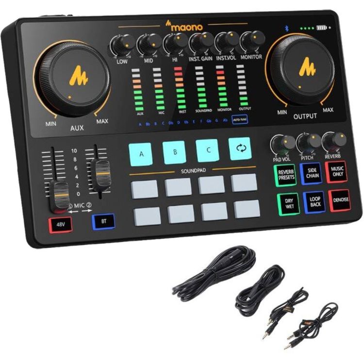 Tootefoto - Maono Maono AME2 helikaart (must)