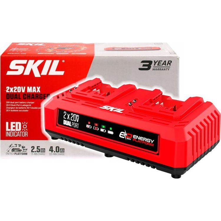 Tootefoto - SKIL DUAL CHARGER 2X20V MAX(18V)