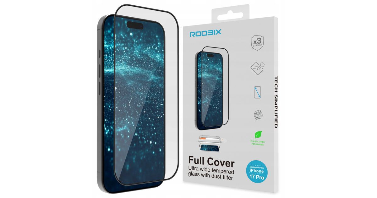 Szkło Roobix Full Cover do iPhone 17 Pro Max - Kaitseklaasid ...