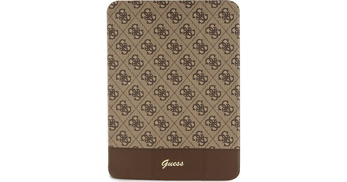 Guess tablet case Guess GUFC11PS4SGW case Apple iPad 10.9 2022 (10th  generation) brown/brown 4G Stripe Allover - Tablet cases, sleeves - Tablets  - Phones and tablets - MT Shop