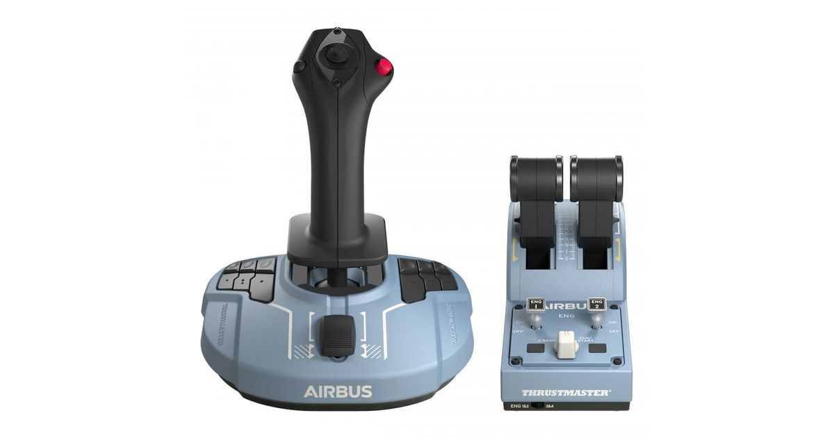 Gehakt abstract Beschuldigingen Thrustmaster Airbus Edition Black, Blue USB Joystick Analogue / Digital PC  - Joysticks & wheels - Input devices - IT equipment - MT Shop