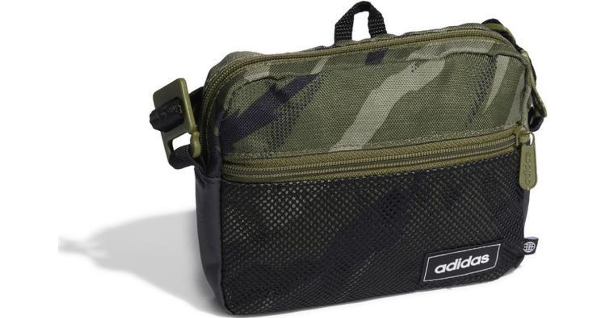 green adidas messenger bag