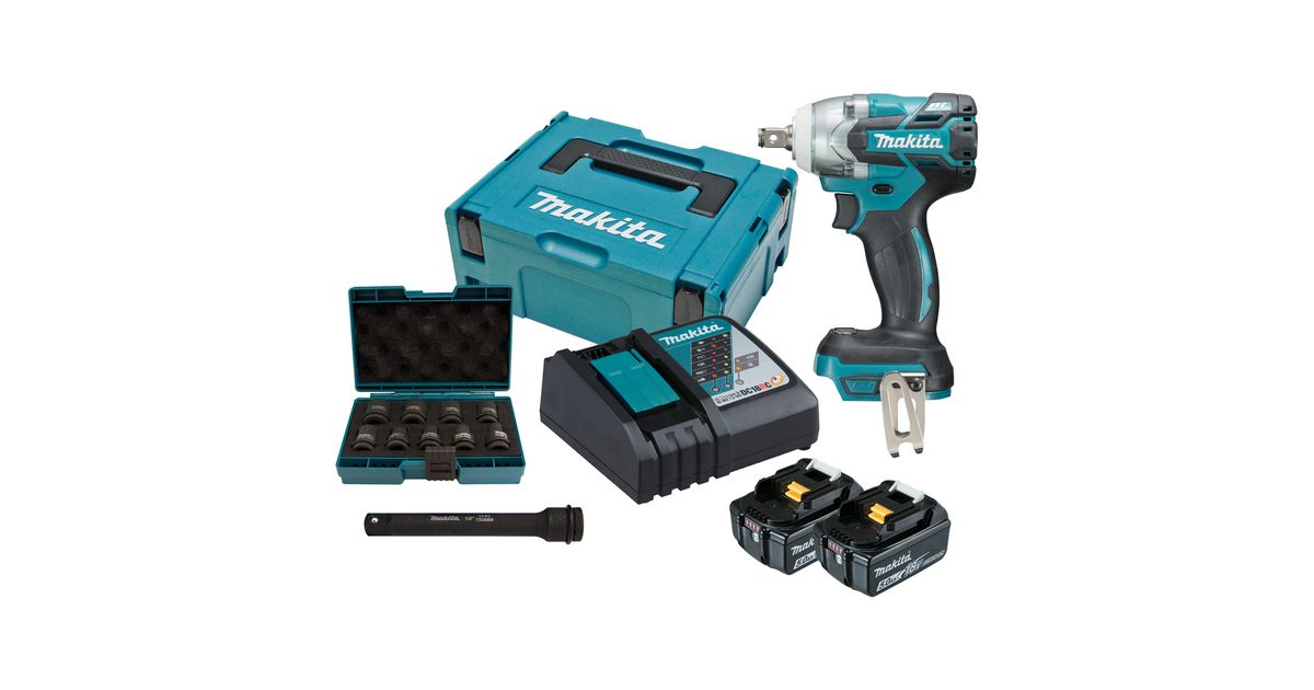 Makita DTW285RTJX power screwdriver/impact driver 3500, 2600 Black