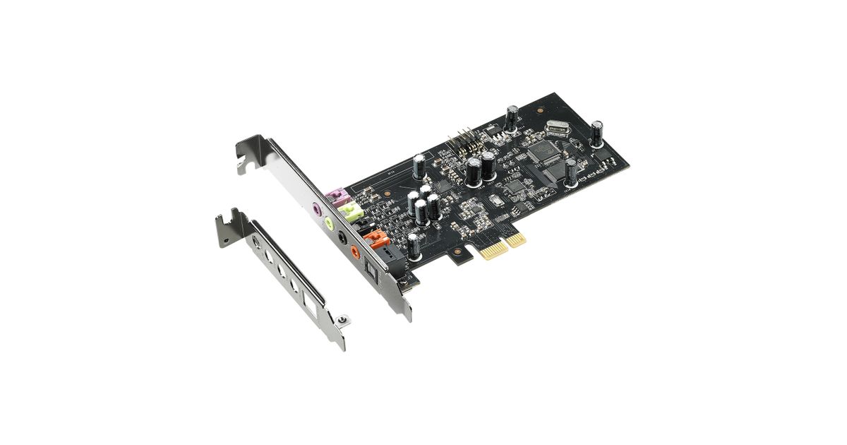 ASUS Xonar SE 5.1 Channel PCIe Gaming Sound Card - 192kHz/24-bit Hi-Res Audio, 116dB SNR, 300-ohm Headphone Amp