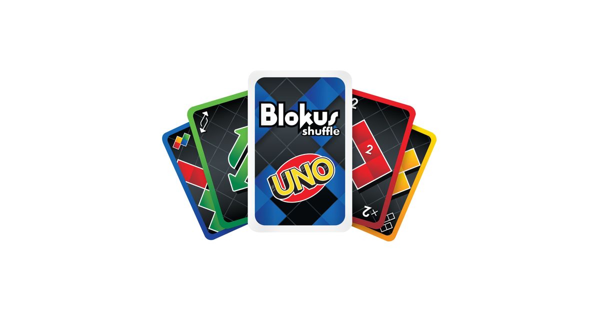 Blokus Shuffle UNO Edition Strategy Board Game, Family Game with Colorful  Pieces and Action Cards 